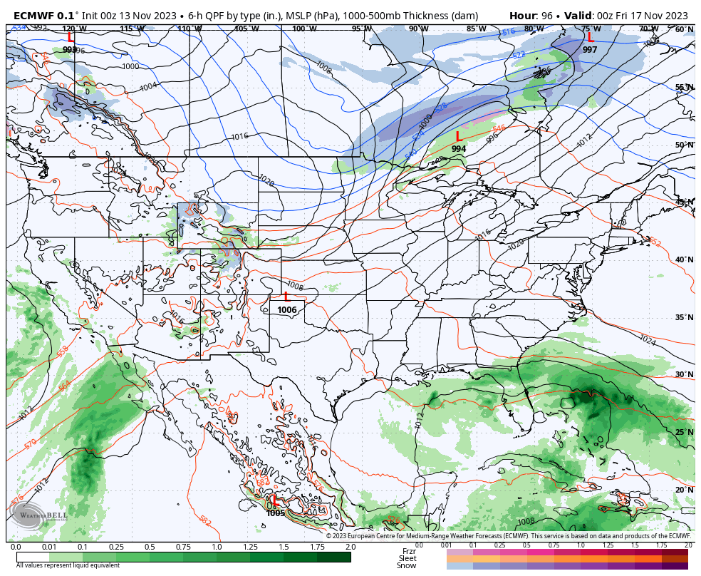 Not a lot of opportunity for a shift to become a more widespread snowstorm.