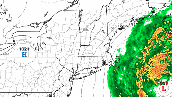Latest NAM3K simulated radar covering all day Saturday.