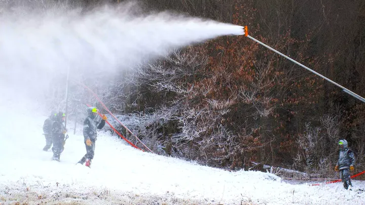 Jay Peak snowmakers are aiming for a Black Friday opening free for the devoted.